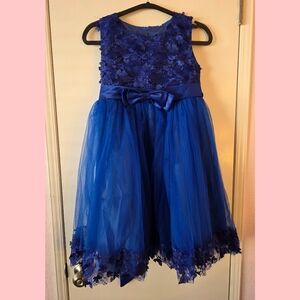 Exquisite Blue Kids Dress
